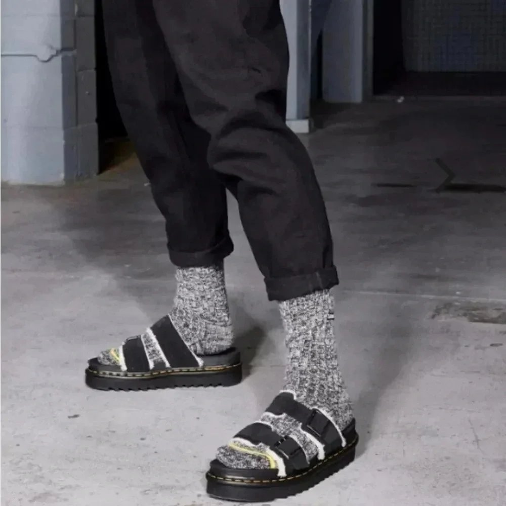 Dr. Martens‎  Myles Faux Fur Platform Sandals